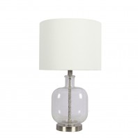 Oriel Lighting-ELISE Complete Glass Table Lamp